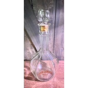 Jack Daniels Old No 7 Glass Decanter‎ Bottle Cork Stopper Lynchburg Tennessee